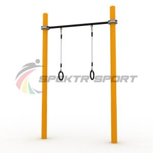Купить Турник классический для занятий Воркаут с кольцами SP WRK-07 + Rings_76mm в Дзержинске 
